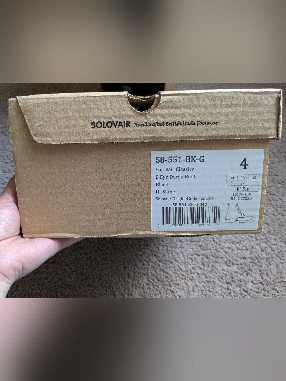 🖤 Solovair Combat Boots - Picture 4 of 10